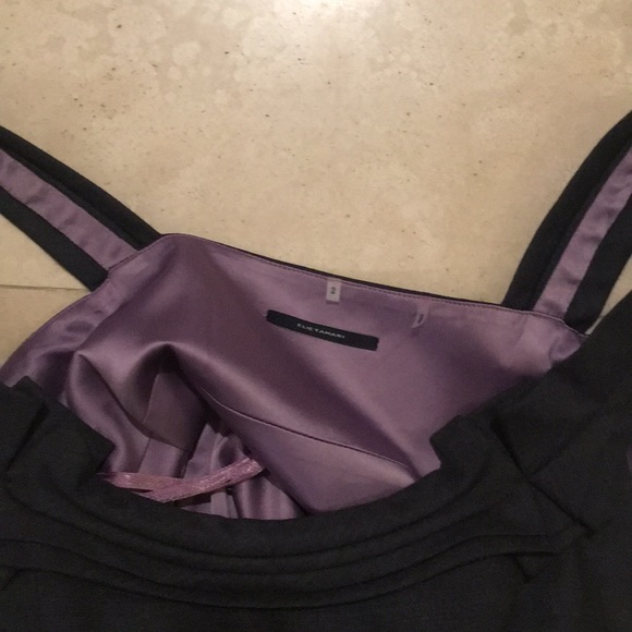 Elie Tahari Charcoal Wool Edgy Sheath 2 - Picture 7 of 8